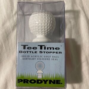 Prodyne White Acrylic Golf Ball Stopper - Tee Time